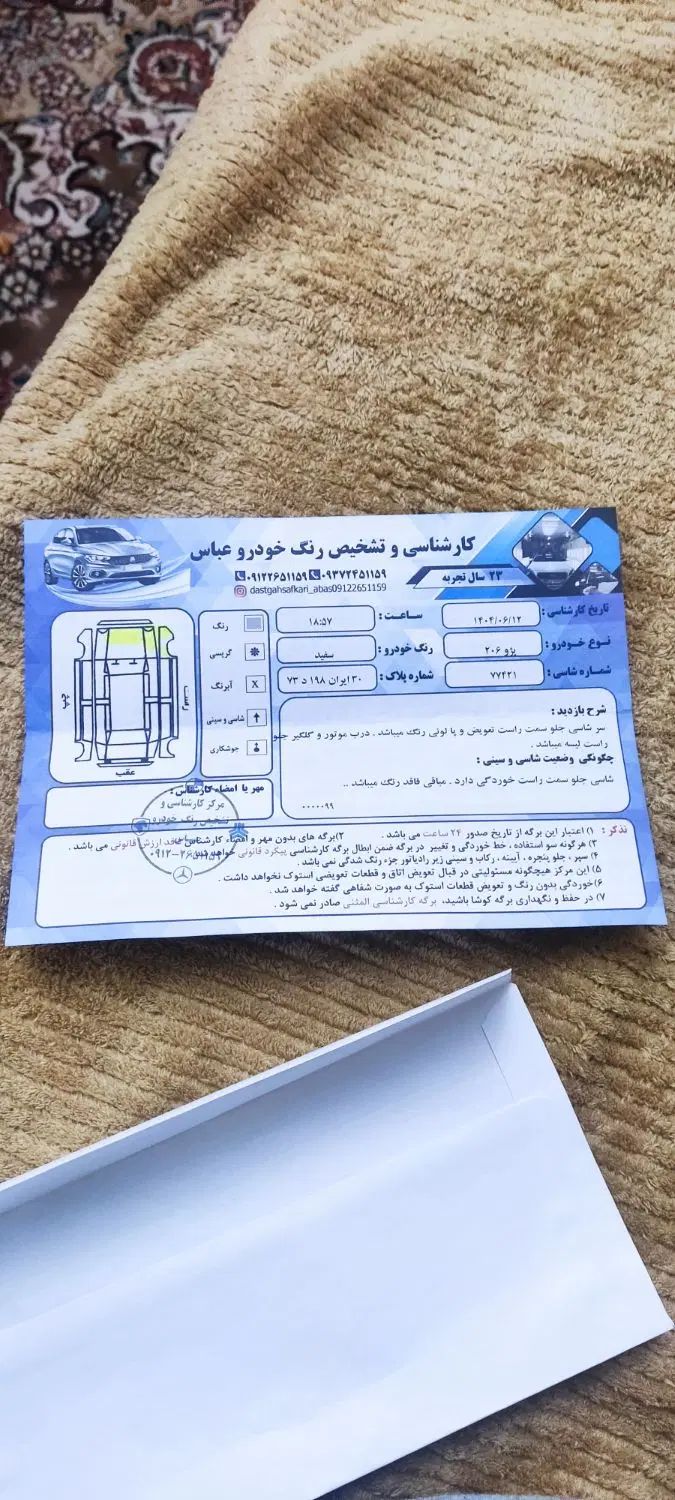 پژو 206 تیپ 2 - 1399