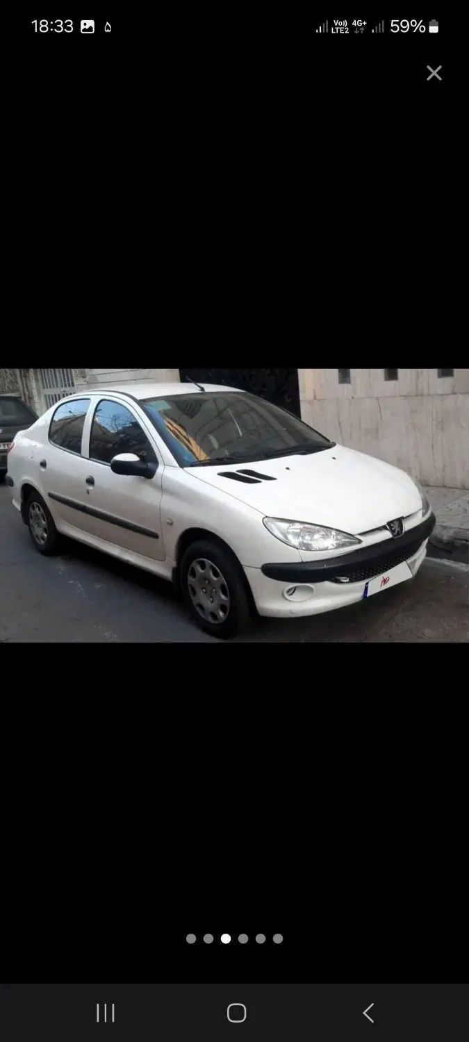 پژو ۲۰۶ صندوق دار v8 - 1395