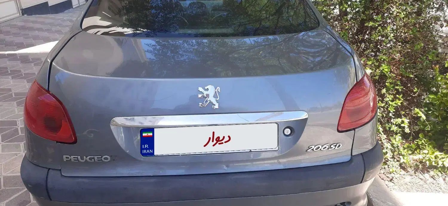 پژو ۲۰۶ صندوق دار v6 - 1390