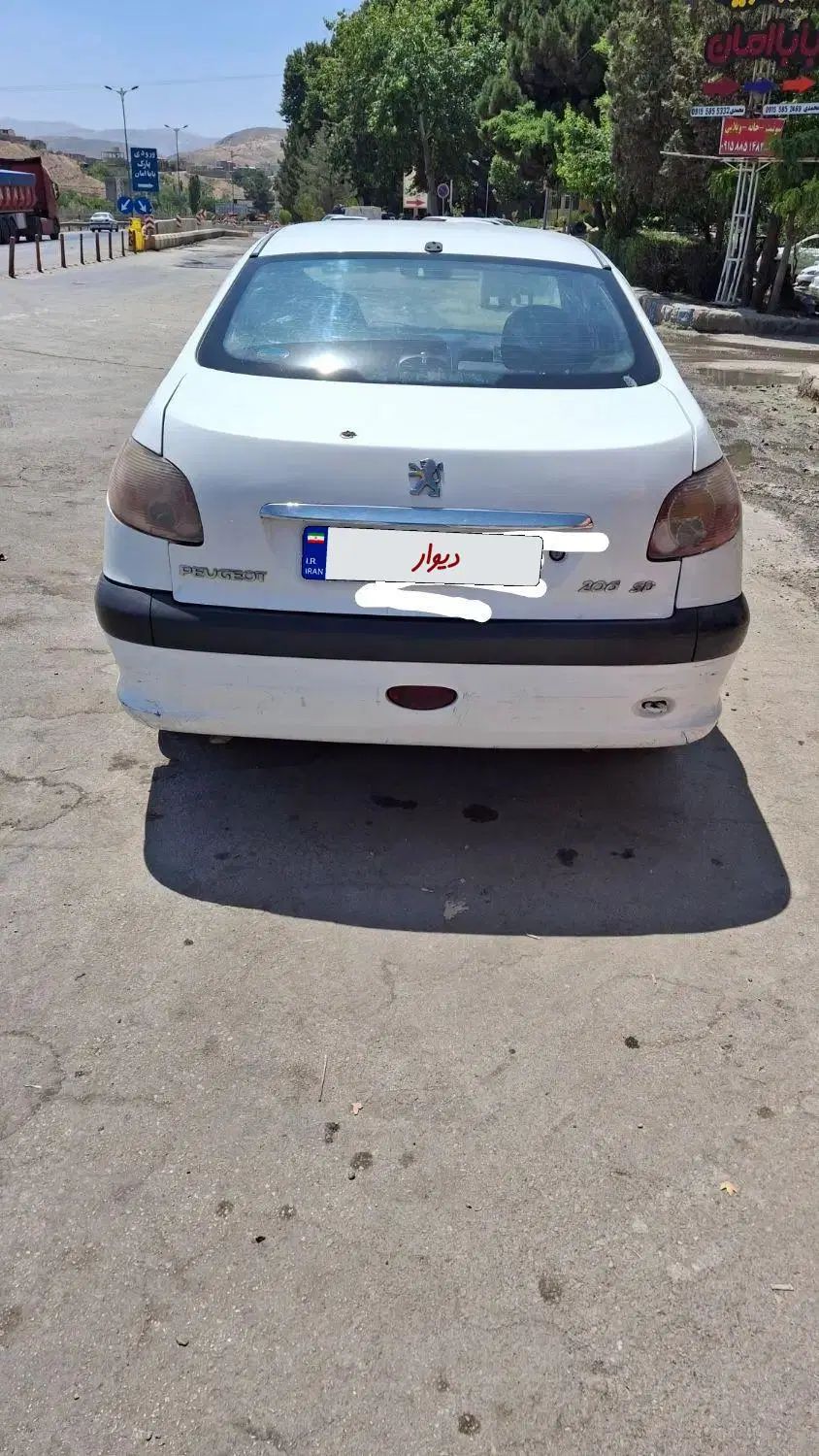 پژو ۲۰۶ صندوق دار v1 - 1389