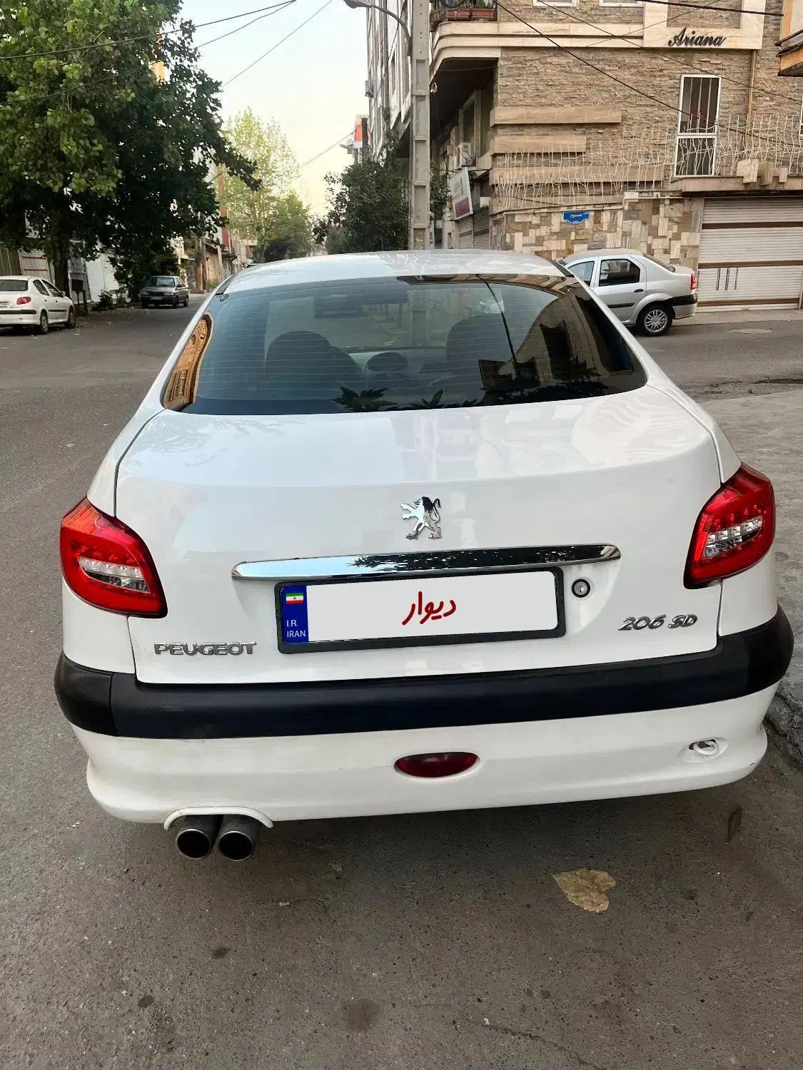 پژو ۲۰۶ صندوق دار v8 - 1390
