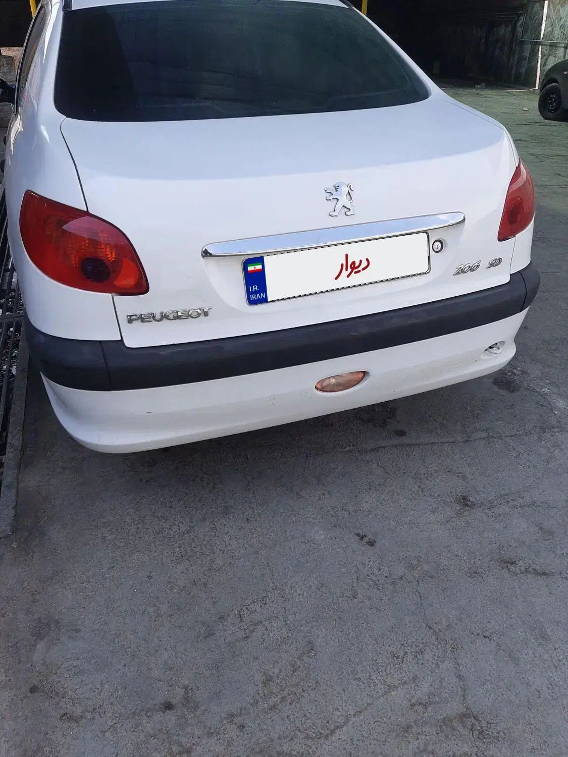 پژو ۲۰۶ صندوق دار v9 - 1391