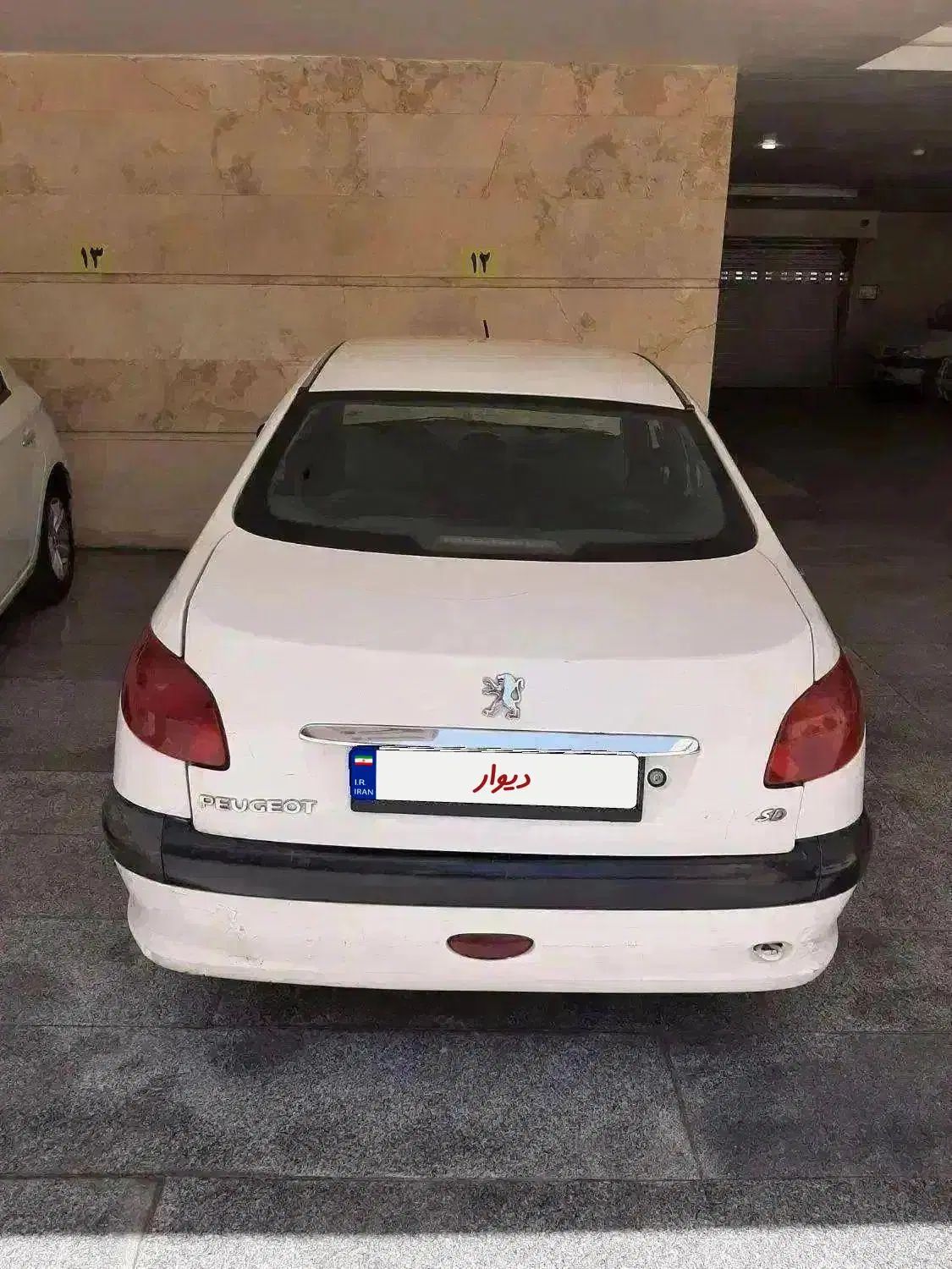 پژو ۲۰۶ صندوق دار v20 - 1386