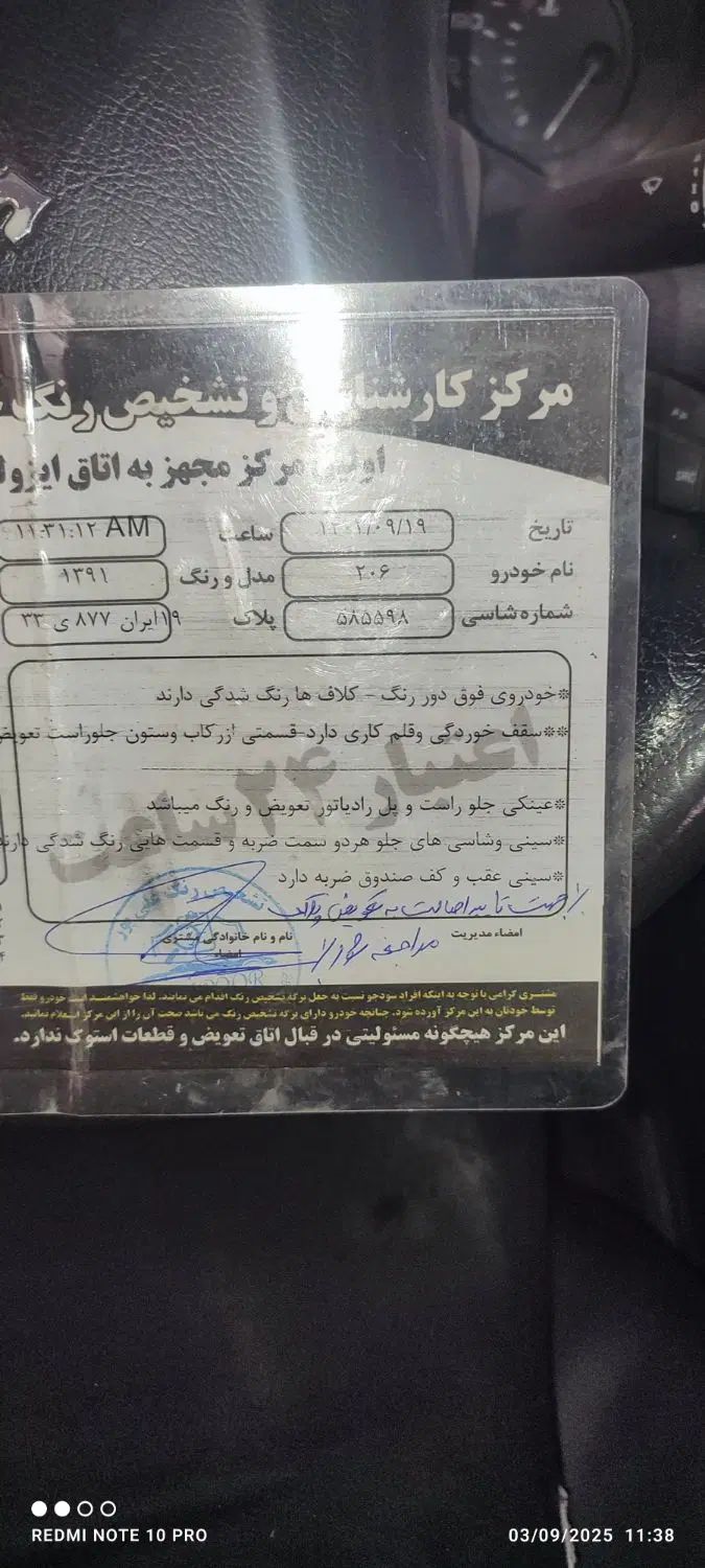 پژو 206 تیپ 2 - 1391