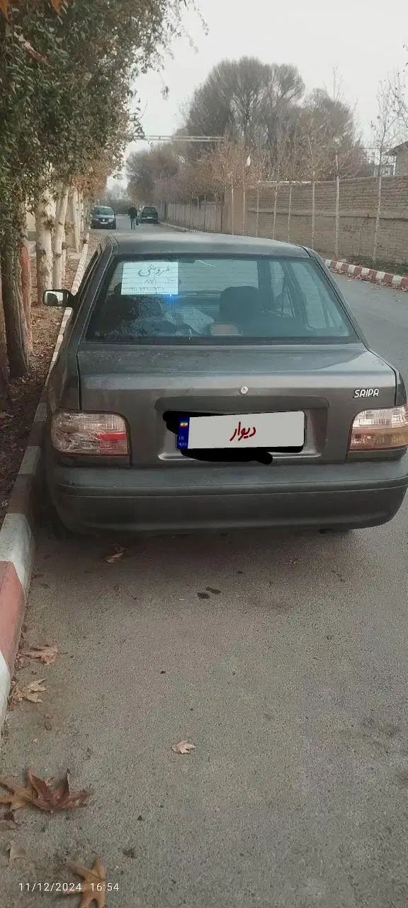 پراید صبا بنزینی - 1386