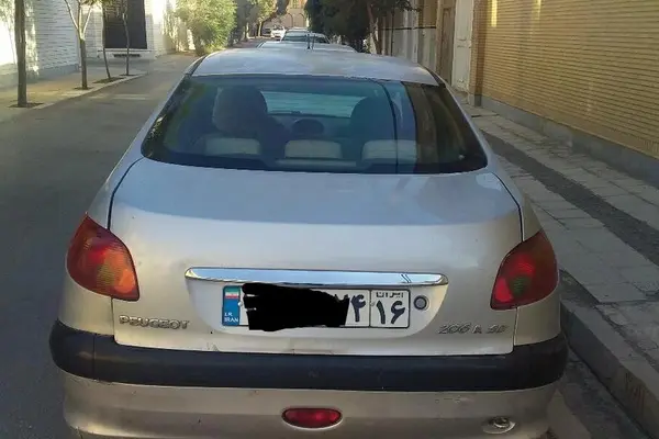 پژو ۲۰۶ صندوق دار v9 - 1386