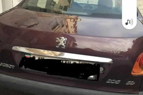 پژو ۲۰۶ صندوق دار v8 - 1394