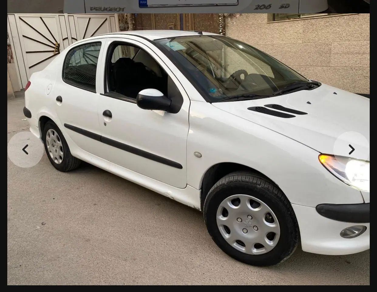 پژو ۲۰۶ صندوق دار v8 - 1394