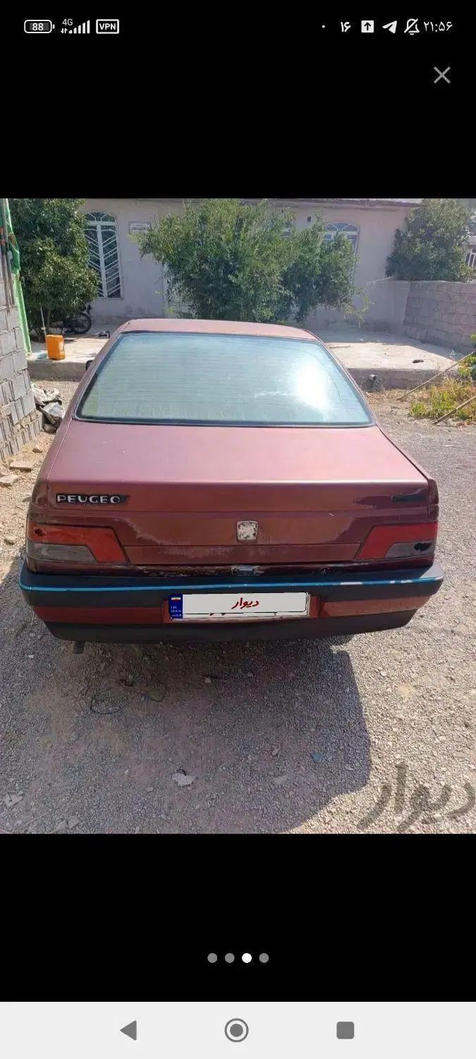 پژو 405 GLX - دوگانه سوز - 1381