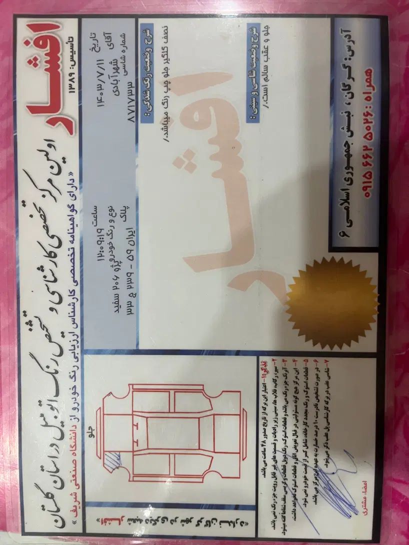 پژو 206 تیپ 5 - 1395