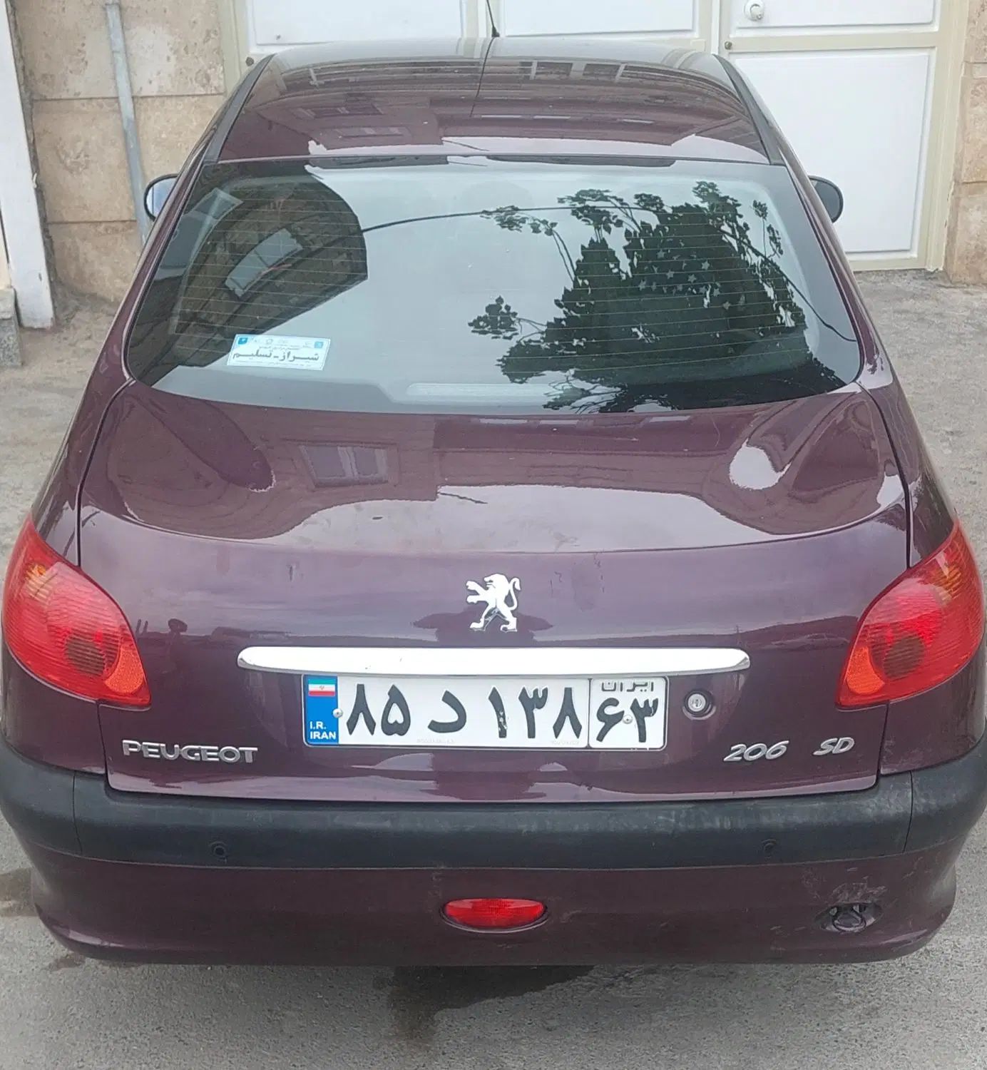 پژو ۲۰۶ صندوق دار v8 - 1395
