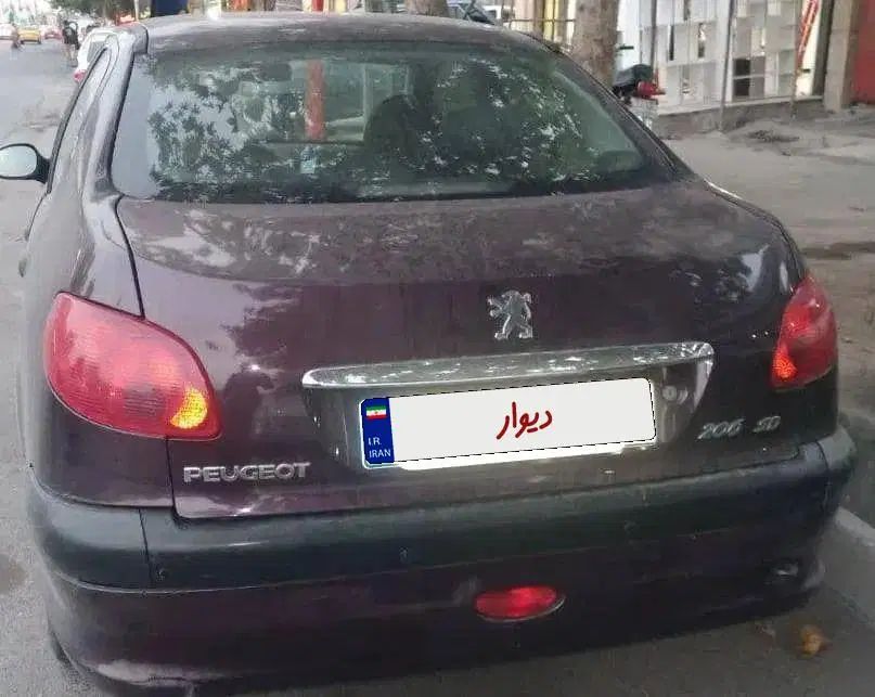پژو ۲۰۶ صندوق دار v9 - 1390