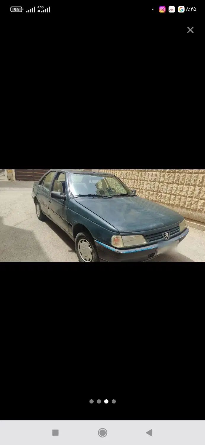 پژو آردی دوگانه سوز CNG - 1384