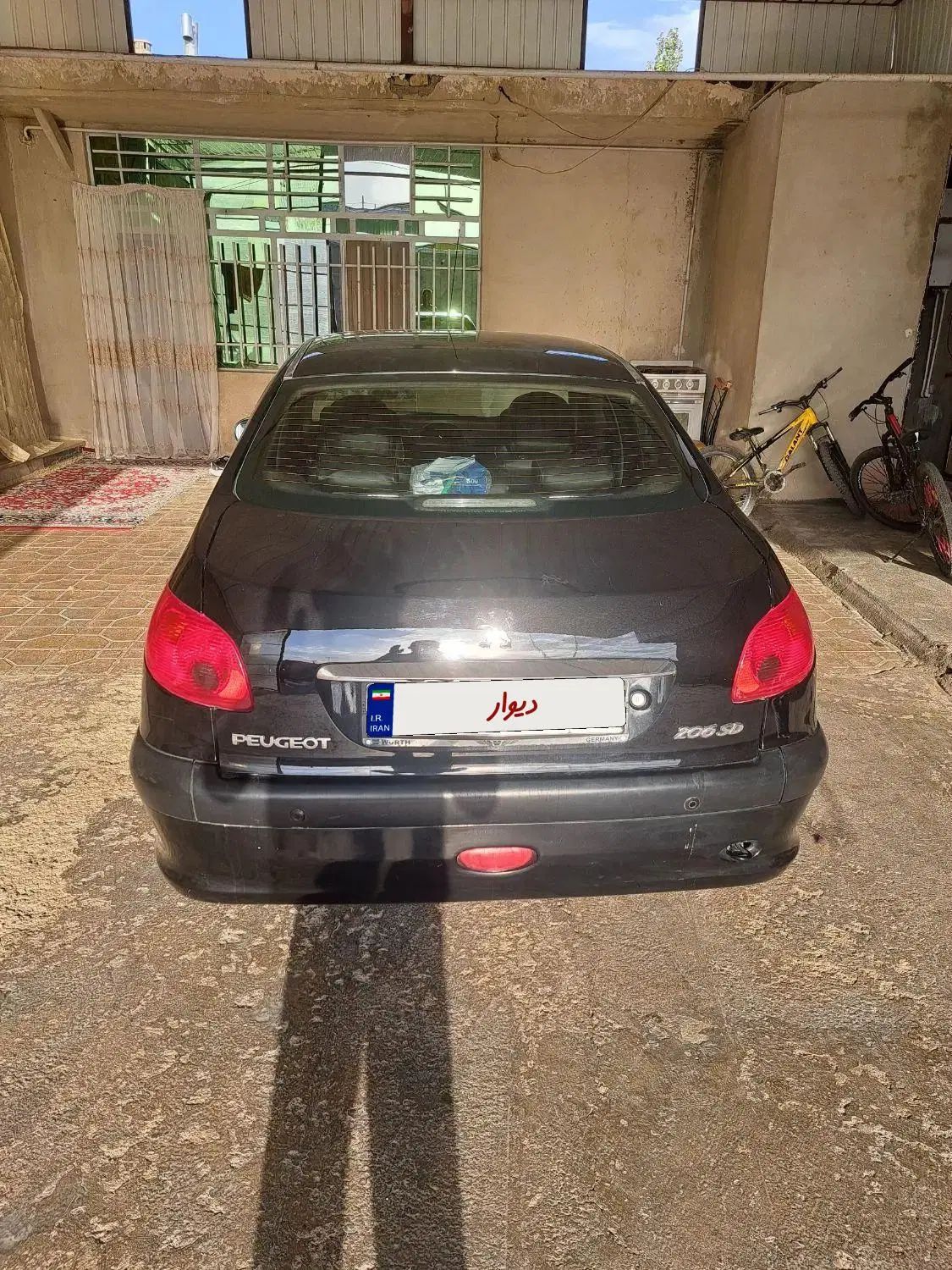 پژو ۲۰۶ صندوق دار v8 - 1394