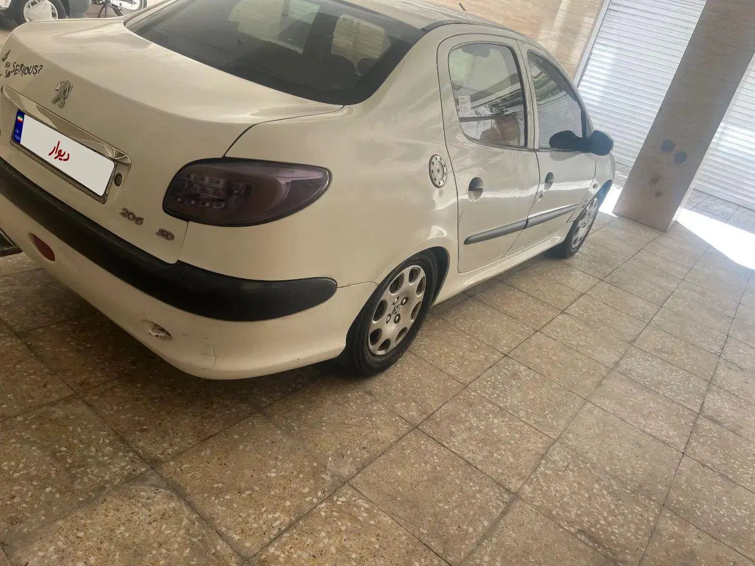 پژو ۲۰۶ صندوق دار v8 - 1388