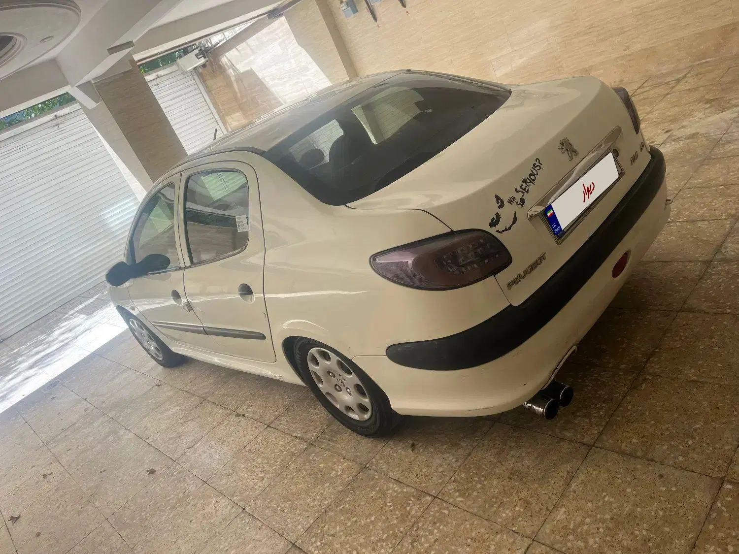 پژو ۲۰۶ صندوق دار v8 - 1388