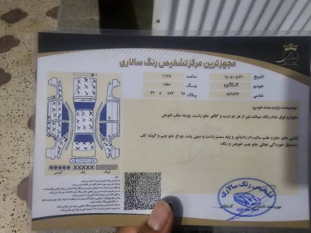پژو 405 SLX بنزینی TU5 - 1391