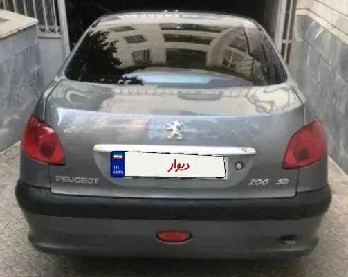 پژو ۲۰۶ صندوق دار v2 - 1387