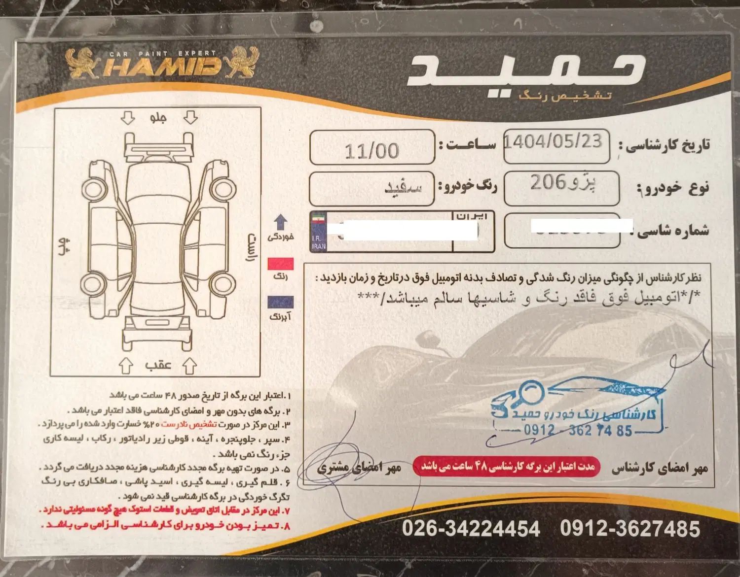 پژو 206 تیپ 2 - 1399