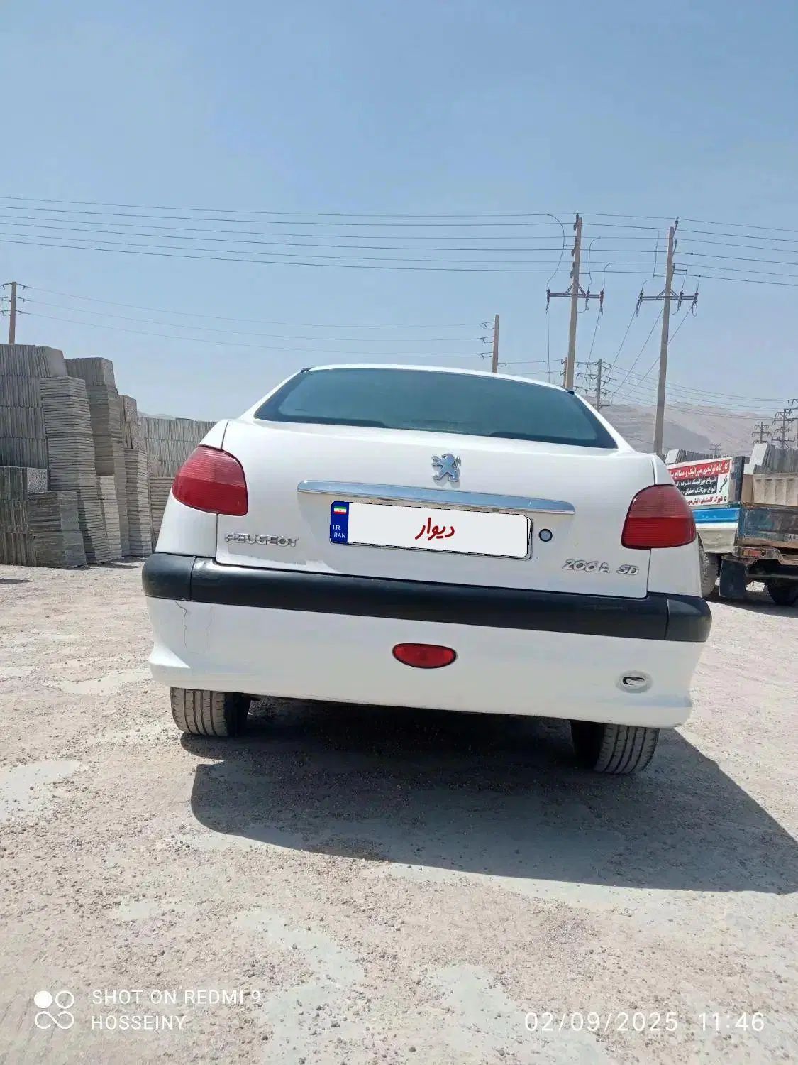 پژو ۲۰۶ صندوق دار v9 - 1386