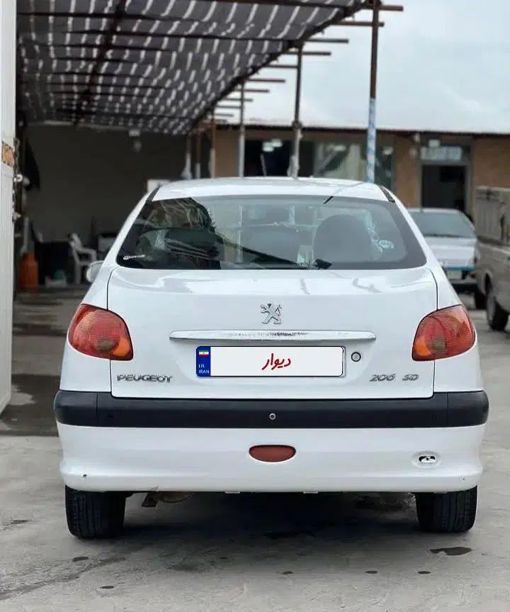 پژو ۲۰۶ صندوق دار v8 - 1389
