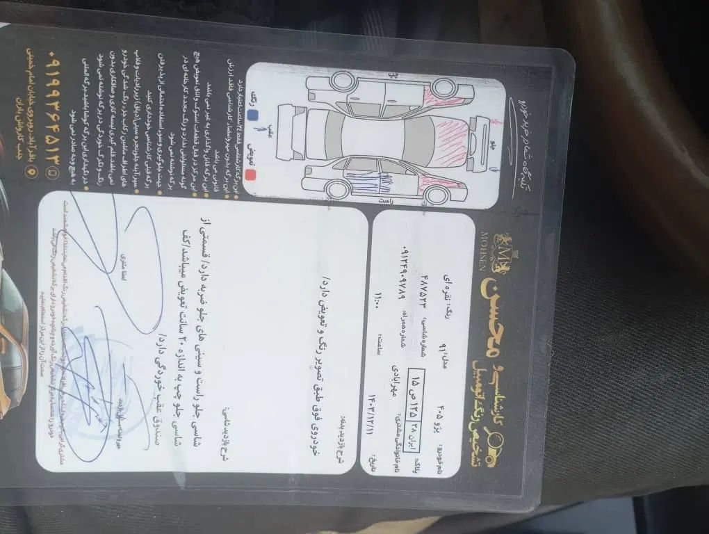 پژو 405 GLX - دوگانه سوز - 1391
