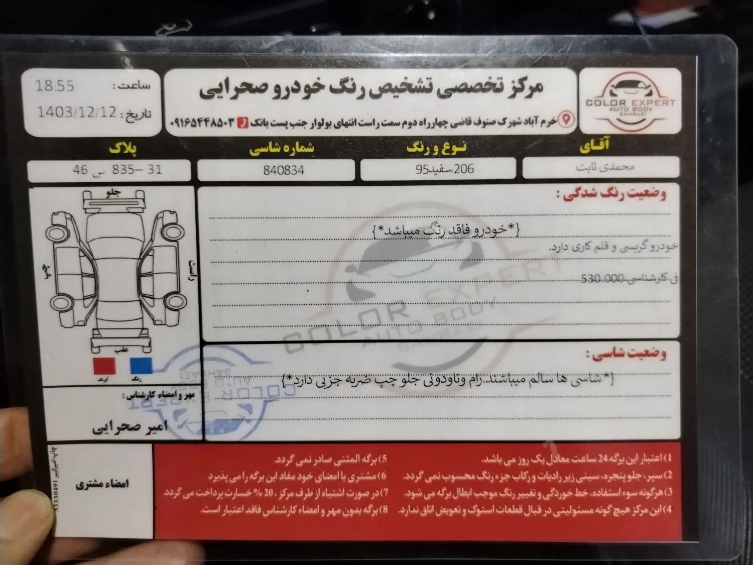پژو 206 تیپ 2 - 1395