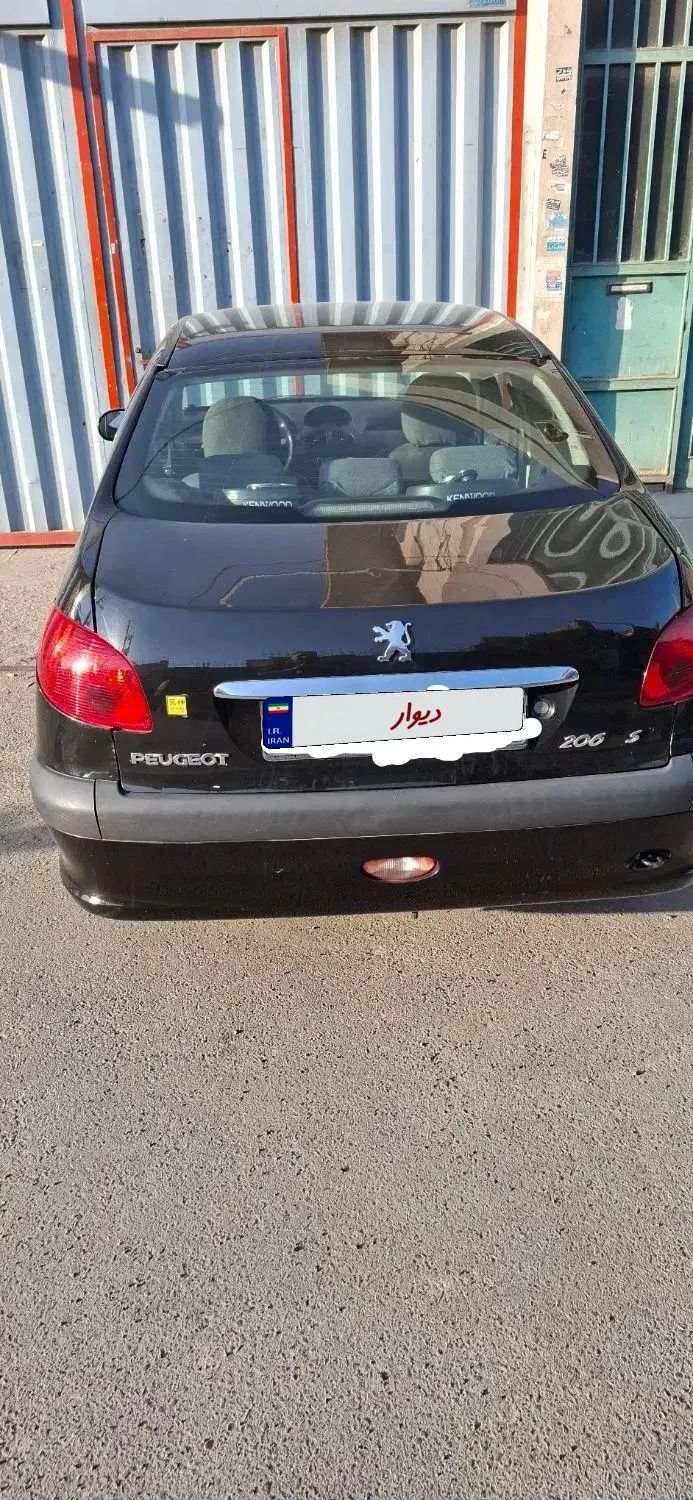 پژو ۲۰۶ صندوق دار v8 - 1390