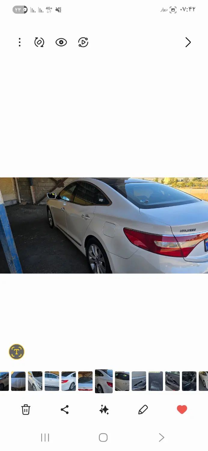 هیوندای آزرا (گرنجور) 3000cc - 2012