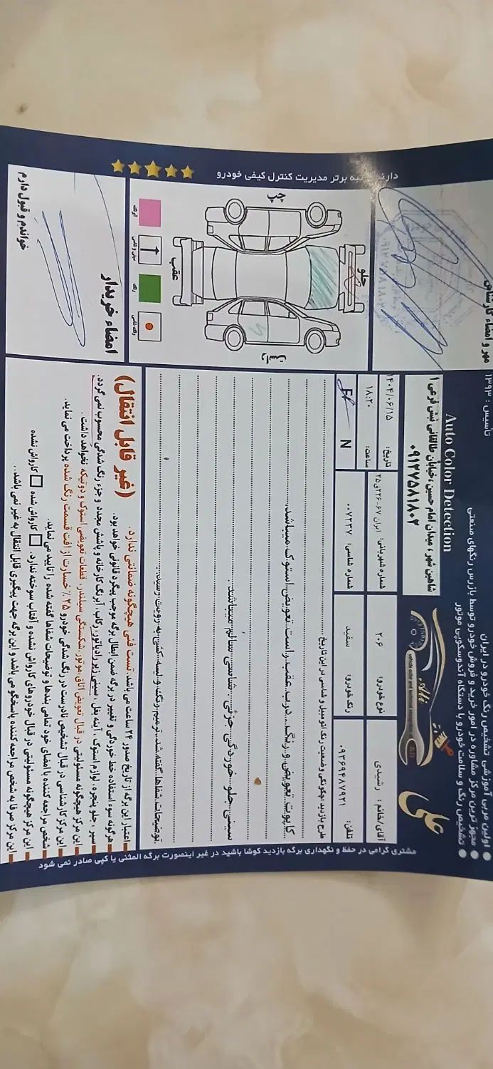 پژو ۲۰۶ صندوق دار v8 - 1396