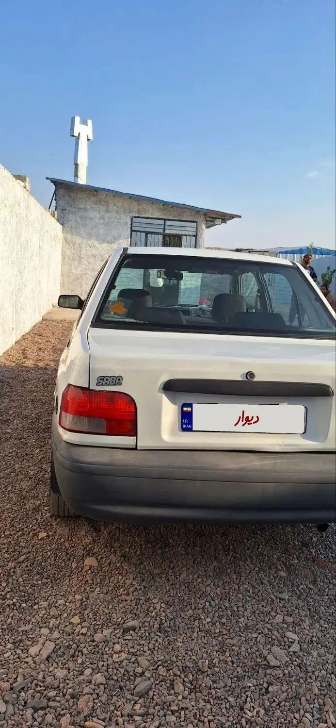 پراید صبا بنزینی - 1386
