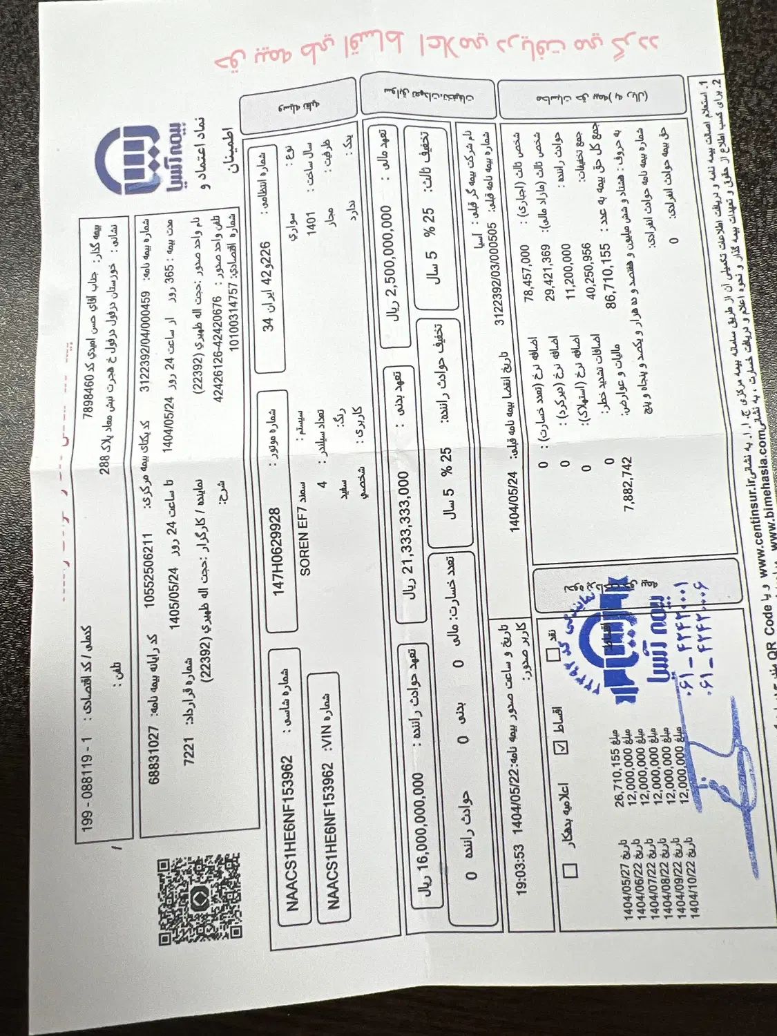 سمند سورن ELX EF7 - 1392