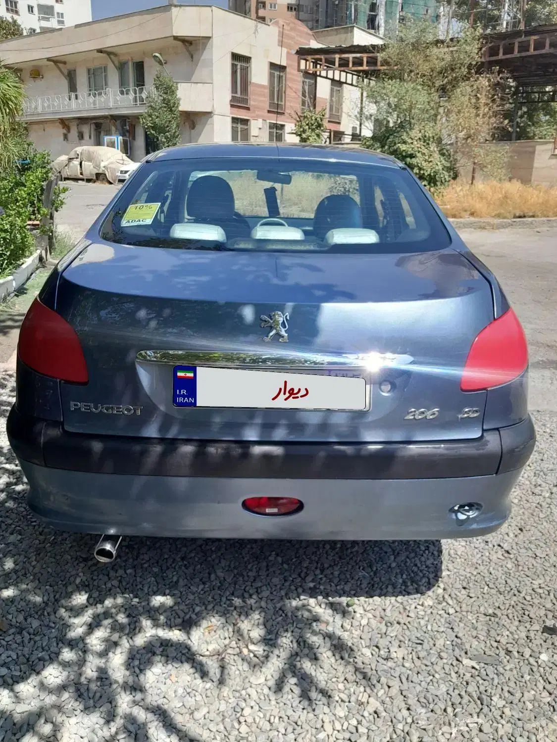 پژو ۲۰۶ صندوق دار v8 - 1388