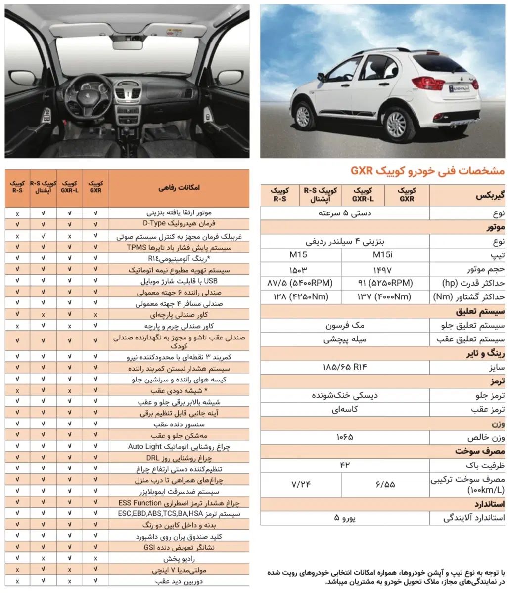 کوییک GXR L دنده ای - 1404