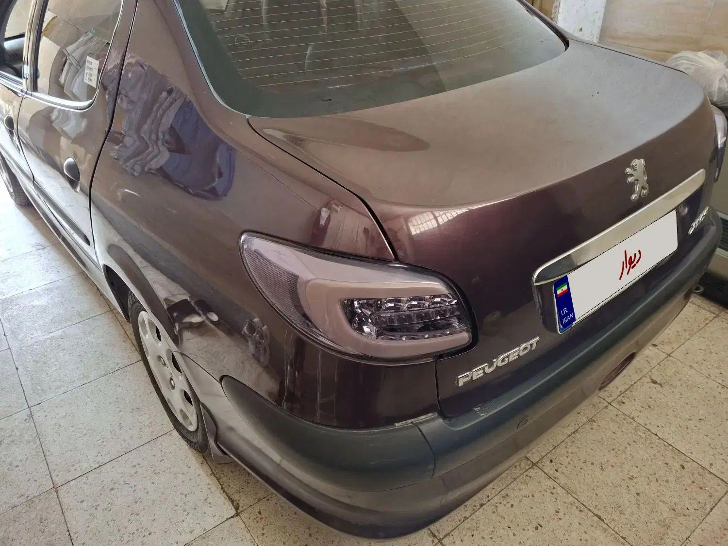 پژو ۲۰۶ صندوق دار v8 - 1395