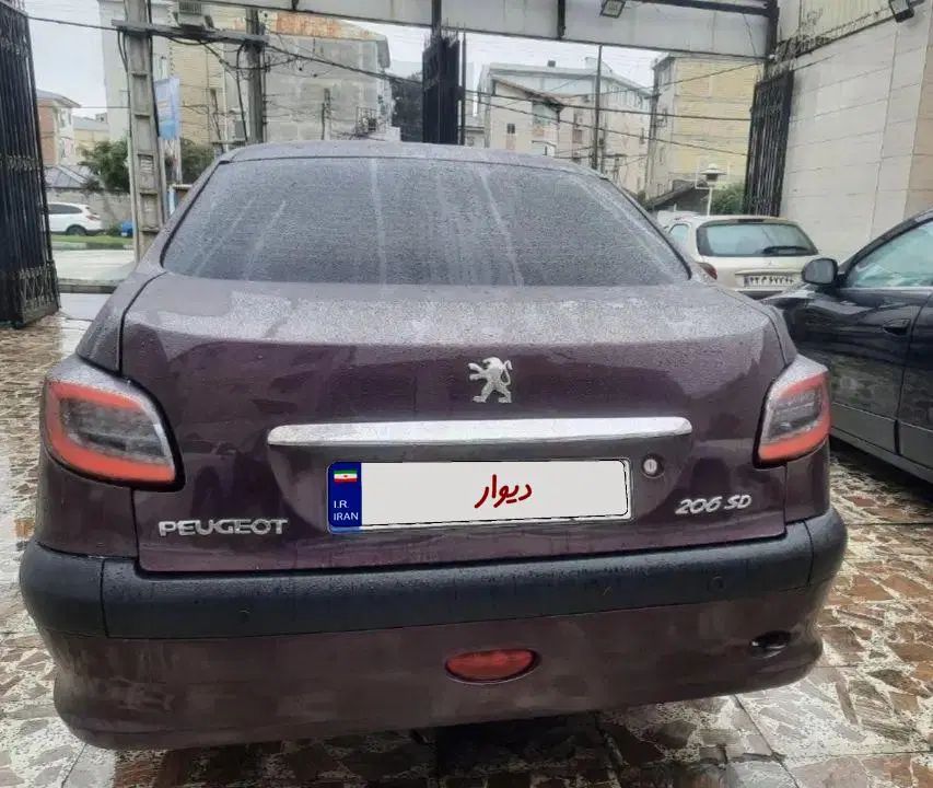 پژو ۲۰۶ صندوق دار v8 - 1395
