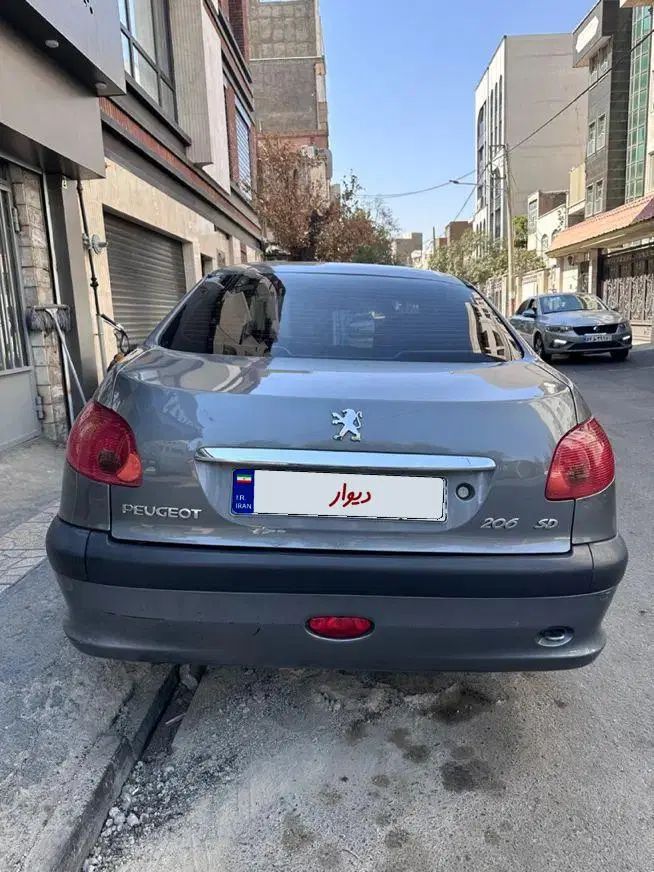 پژو ۲۰۶ صندوق دار v8 - 1394