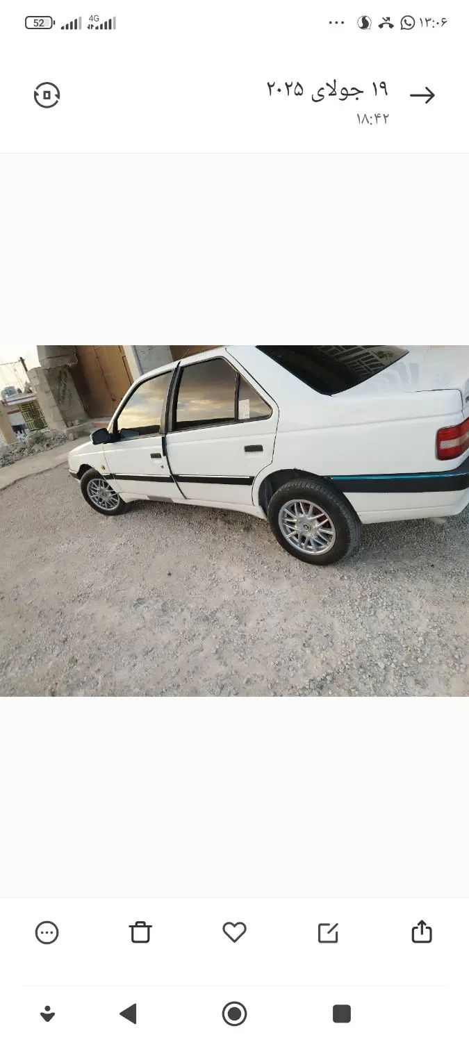 پژو 405 SLX بنزینی TU5 - 1396