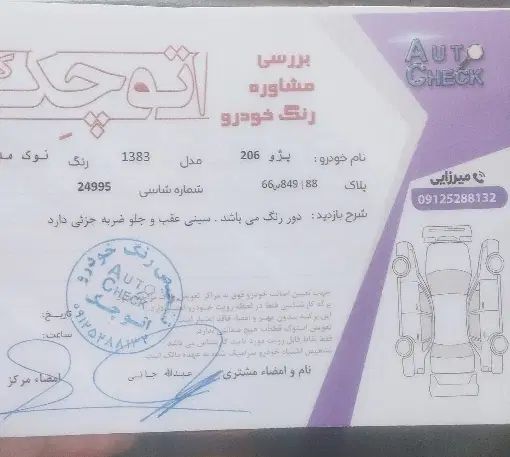 پژو 206 تیپ 2 - 1383