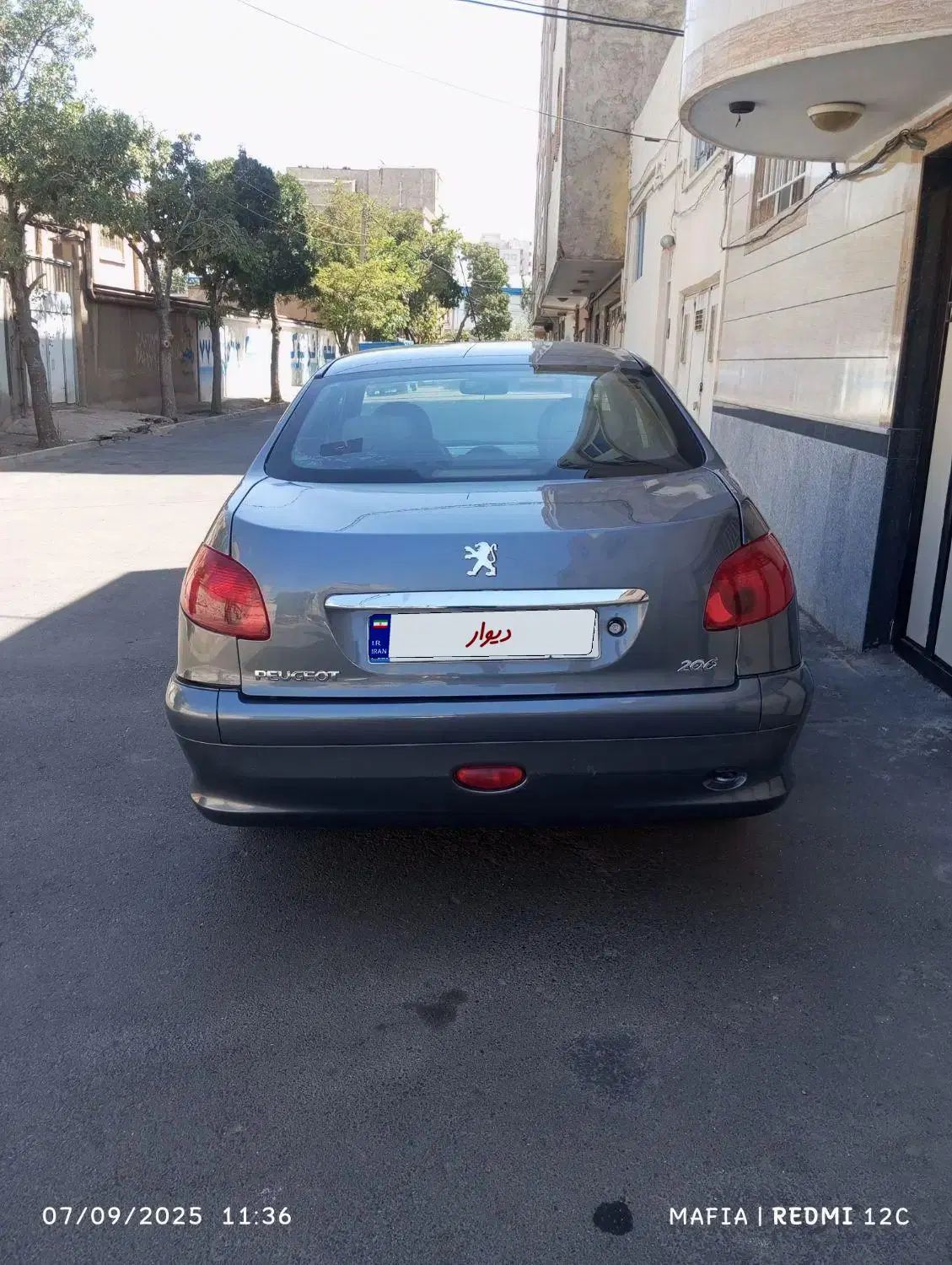 پژو ۲۰۶ صندوق دار v8 - 1390