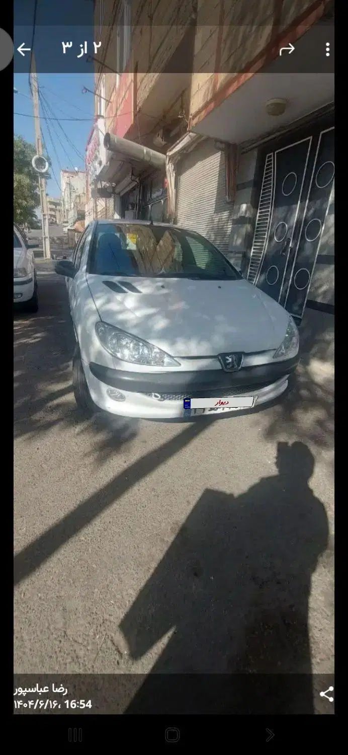 پژو ۲۰۶ صندوق دار v1 - 1390