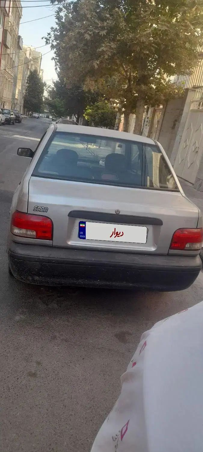 پراید صبا بنزینی - 1386