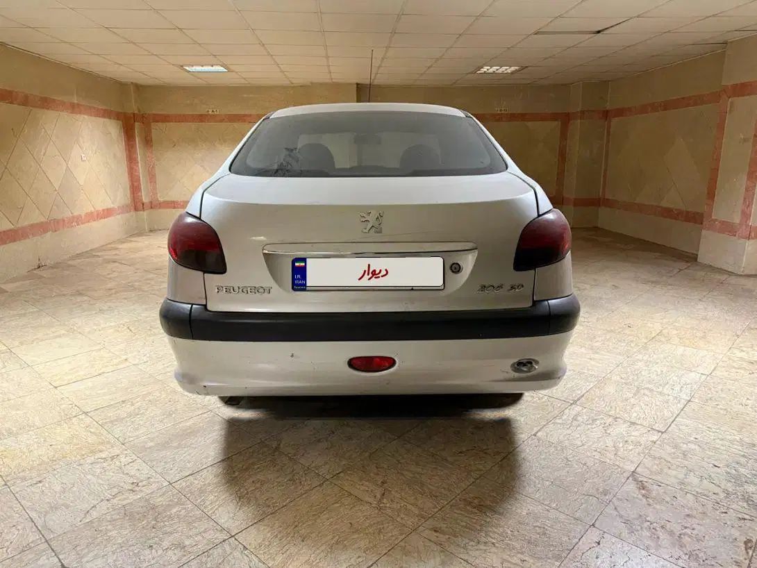 پژو ۲۰۶ صندوق دار v8 - 1386