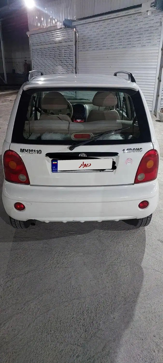 ام وی ام 110 چهار سیلندر دنده ای - 1390