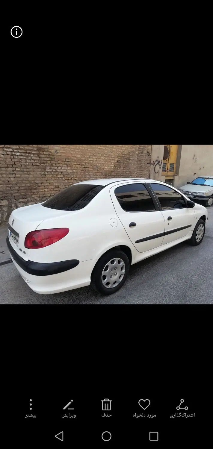 پژو ۲۰۶ صندوق دار v20 - 1390