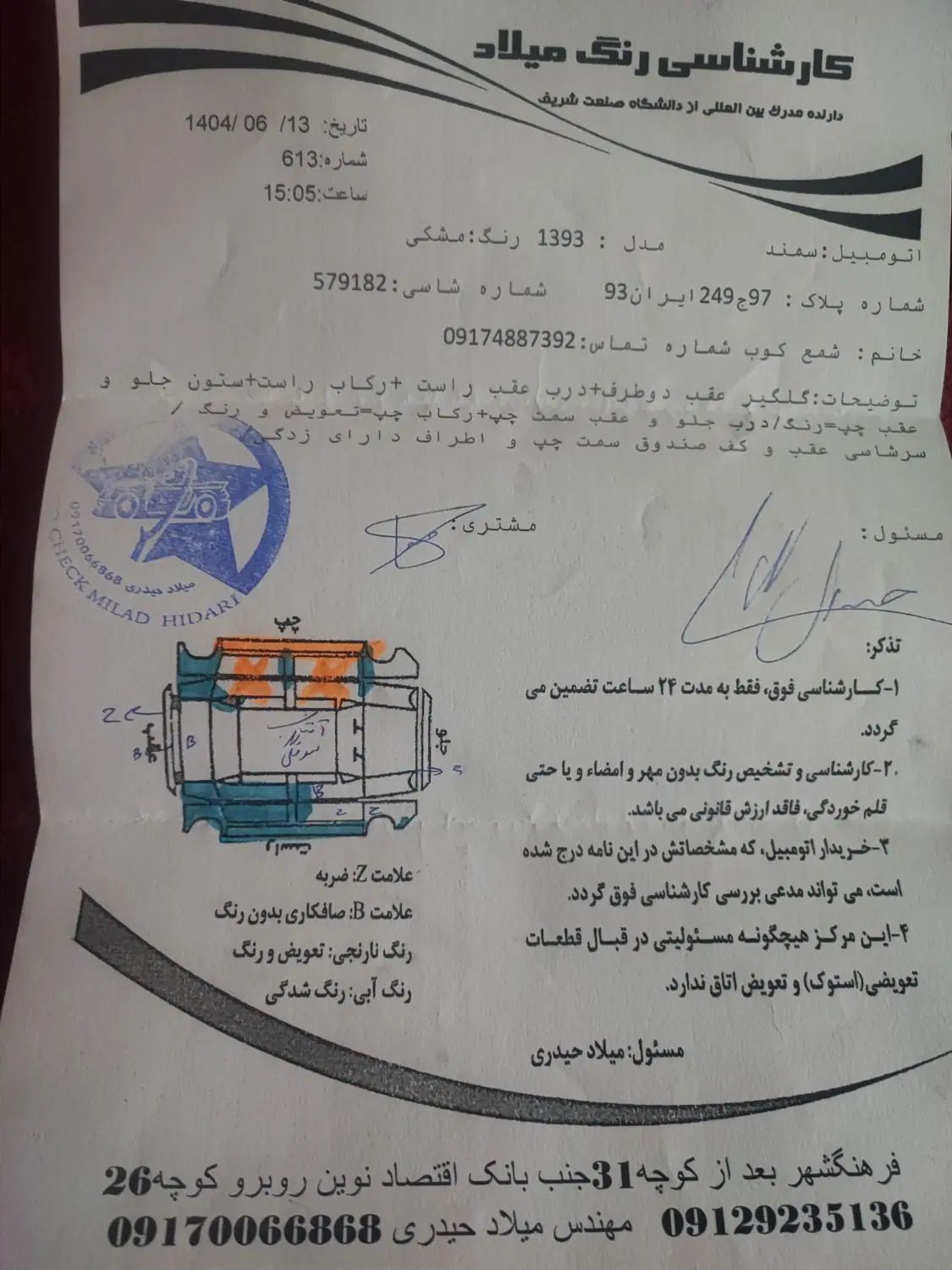 سمند LX EF7 دوگانه سوز - 1393