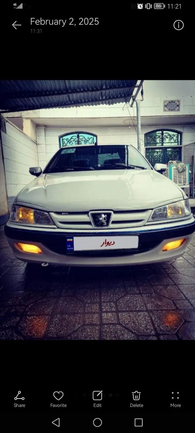 پژو پارس سال - 1391