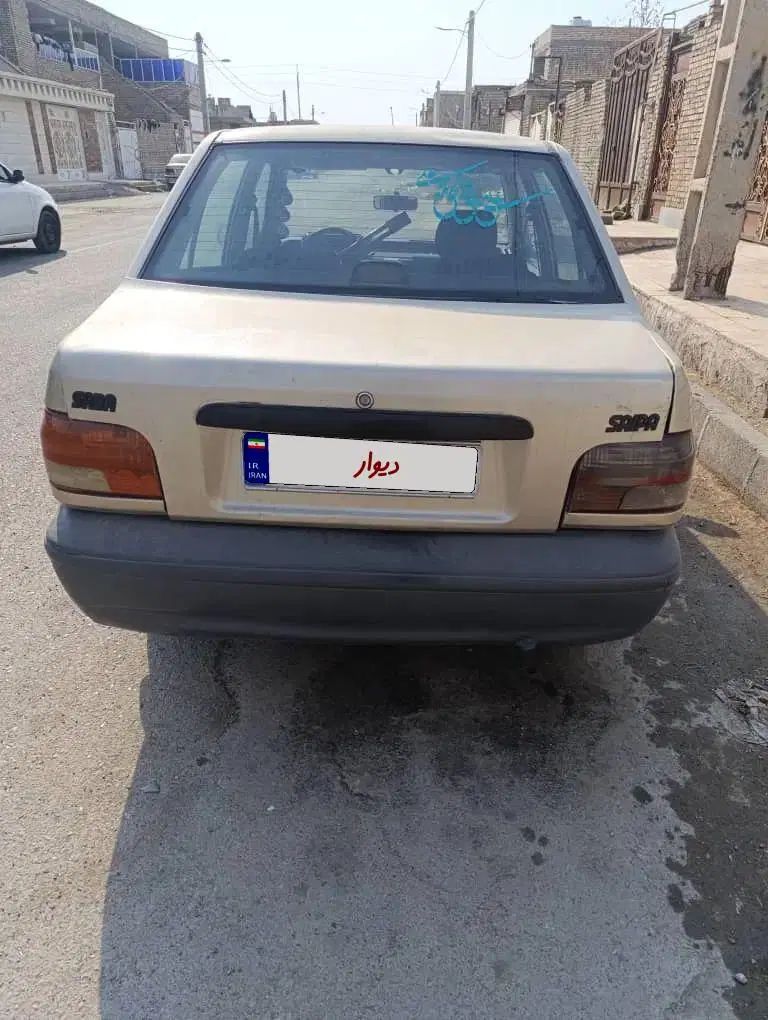 پراید صبا بنزینی - 1386
