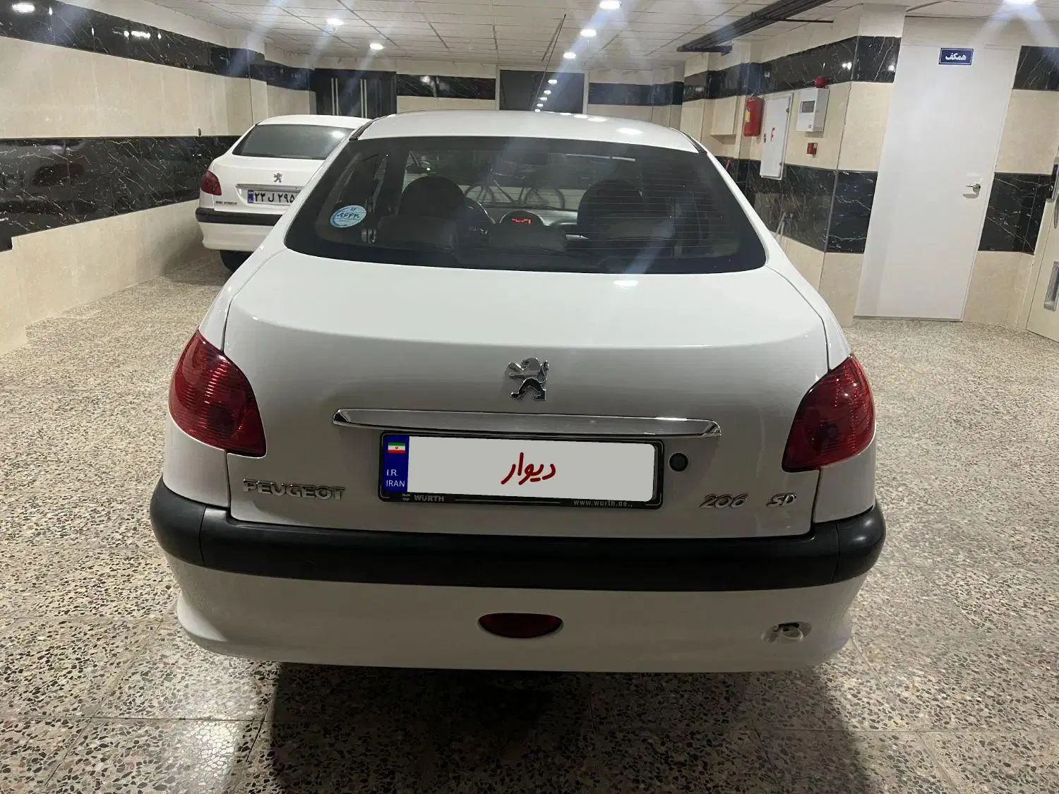 پژو ۲۰۶ صندوق دار v8 - 1397