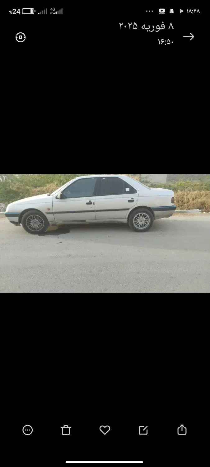 پژو 405 بنزینی GLX - TU5 - 1389